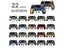 PS4 Controller Silicone Case With 2 Thumbstick Grips Caps Carousel 7