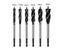 4-9pc Woodworking Twist Drill Bit Set Auger Fast Cut Carousel 4