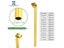 Universal Extra Long Adjustable Bike Seat Post 25.4x450mm 1 Set Carousel 2