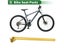 Universal Extra Long Adjustable Bike Seat Post 25.4x450mm 1 Set Carousel 6