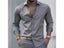Men's White Casual Stretch Long Sleeve Shirt Carousel 5