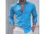 Men's White Casual Stretch Long Sleeve Shirt Carousel 6