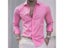 Men's White Casual Stretch Long Sleeve Shirt Carousel 7