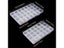 Multifunctional Clear Plastic Beads Storage Organizer Box With Grids Carousel 6