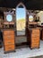A Quality Late 19th Century N.Z. Solid Kauri Dressing Stand or Hall Stand Carousel 17