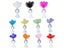 Rhinestone Adorned Detachable DIY Feather Carnival Headpiece Adjustable Size Carousel 3