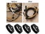 Reusable Adjustable Self-Adhesive Cable Ties For Cord Management Carousel 6