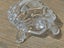 Vintage Feng Shui Good Luck Crystal Glass Turtle / Tortoise Carousel 8