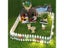 Miniature Fairy Garden Decor LED Light Rattan Wooden Fence Carousel 5