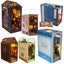 DIY Book Nook Miniatures House Kit Building Toys Carousel 2