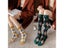 Women's Mid Calf Classic Checkered Pure Cotton Stockings Carousel 5