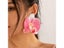 Exaggerated Big Pink Butterfly Orchid Drop Earrings For Women Carousel 1
