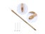 3 Pcs Ventilating Needles 1 Brass Holder Make/Making/Repair Lace Wigs Toupee Carousel 2