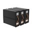 3 Pack Foldable Bed Sheet Organizers Closet Bedding Storage Box with Window Carousel 1