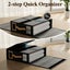 3 Pack Foldable Bed Sheet Organizers Closet Bedding Storage Box with Window Carousel 6