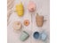 Portable Pure Color Baby Snack Cup Anti Scalding Food Grade Silicone Water Cup Carousel 5