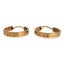 NZGD | 18ct Gold Engraved Starburst Hoop Earrings 15.4mm Carousel 5