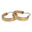 NZGD | 18ct Gold Engraved Starburst Hoop Earrings 15.4mm Carousel 6