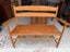 A Rare Italian Solid Wood Bench by Magis Italy Carousel 18