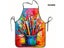 Multisize Apron With Paintbrush Design For Artists And Kitchen Carousel 2