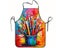 Multisize Apron With Paintbrush Design For Artists And Kitchen Carousel 1