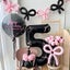 45 Pieces Pink Latex Balloon Set For Girls Birthday Party Carousel 2