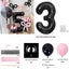 45 Pieces Pink Latex Balloon Set For Girls Birthday Party Carousel 6
