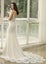 Jara Ivory Fit and Flare Wedding Gown with Train Size 10 Carousel 2