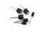 6pcs Rubber Mandrel 1/8 1/4 Inch Grinder Drum Sanding Sandpaper Circle Kit Carousel 4