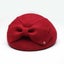 French Berets Caps For Women Fashion 100% Wool Felt Fedora Hat Winter Blu Carousel 3