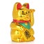 Chinese Lucky Waving Hand Maneki Neko Gold Fortune Feng Shui Cat Moving Arm Carousel 2