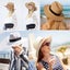 Large Size 56-58 59-60cm Straw Hat for Women Men UV Protection Natural Pa Carousel 2