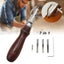 DIY Tools Professional Leathercraft Adjustable Stitching Groover Crease Carousel 3
