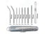 Paracord Knitting Tool Set Aluminium Parachute Cord Needles Bracelets DIY Weave Carousel 2