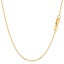 10k Yellow Gold Cable Link Chain Necklace, 1.1mm Carousel 1