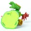 Skylanders Spyros Adventure Zook - Series 1 - S1 - Life Element - Spyro's Carousel 4
