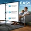 Projector Screen Movie TV Projection Tripod Stand Carousel 4