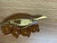 Vintage Russian Baltic Amber Lily of the Valley Brooch ***Orphans Aid Auction*** Carousel 4
