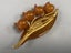 Vintage Russian Baltic Amber Lily of the Valley Brooch ***Orphans Aid Auction*** Carousel 7