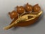 Vintage Russian Baltic Amber Lily of the Valley Brooch ***Orphans Aid Auction*** Carousel 9