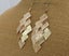 Gold Tone Chandalier Drop Earrings Carousel 2