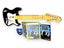 Genuine Rock Band Wireless Xbox 360 Guitar + Game BUNDLE Carousel 3
