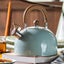 Whistling Tea Kettle - Small Teapot with Wood Handle - Anti-Rust Kitchen Tool... Carousel 3