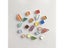 Lovely Glass Irregular Figure Magnetic Refrigerator Magnets Office Whiteboard Carousel 1