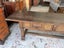 Vintage Solid French Oak Hall Table with Wrought Iron Details Carousel 4