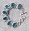 GORGEOUS SIM BLUE TOPAZ AND S/SILVER BRACELET 25 GRAMS *NO RES* Carousel 4