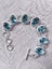 GORGEOUS SIM BLUE TOPAZ AND S/SILVER BRACELET 25 GRAMS *NO RES* Carousel 5