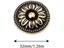 5Pcs Antique Bronze Door Handle For Cabinets With Screws Carousel 6