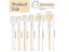 7-Piece Multifunctional Goat Hair Blending Brush For Oil Painting Carousel 3