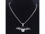 Gothic Vampire Bat Skull Wings Stainless Steel Necklace Carousel 4